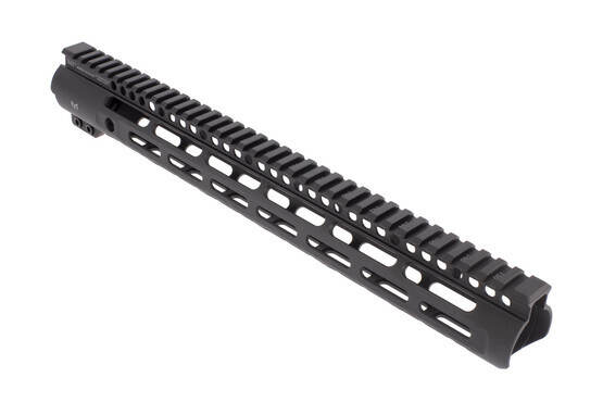 Midwest Industries 15in Slim Line free float AR-15 handguard features a tough anodized finish and accepts M-LOK accessories